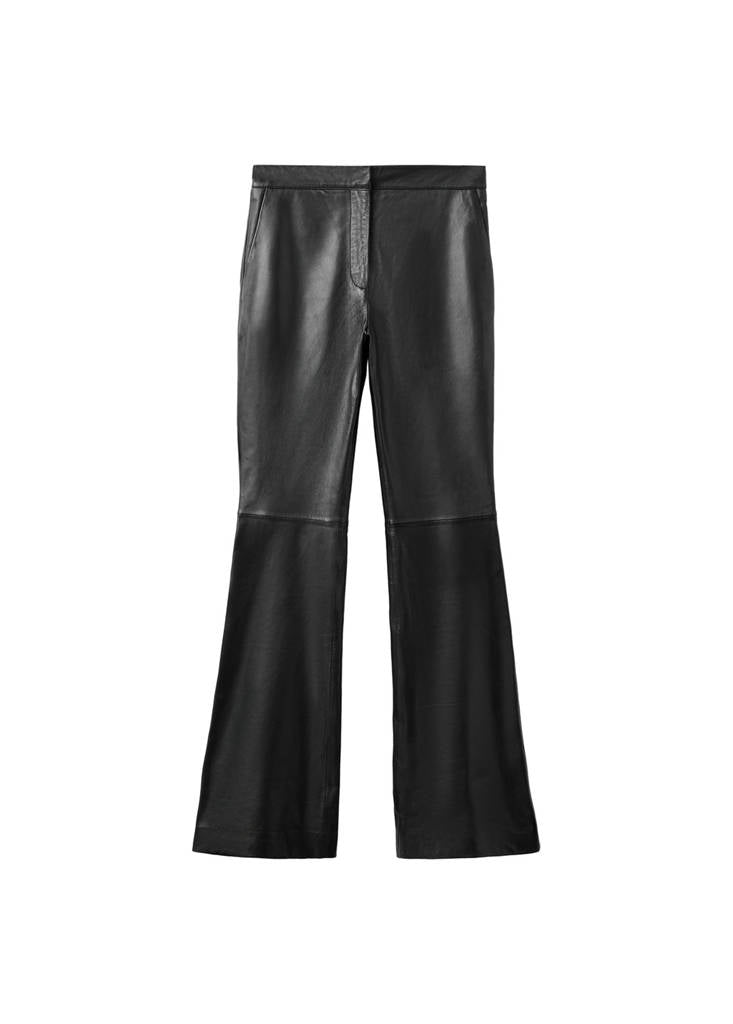Pantaloni svasati 100 % pelle