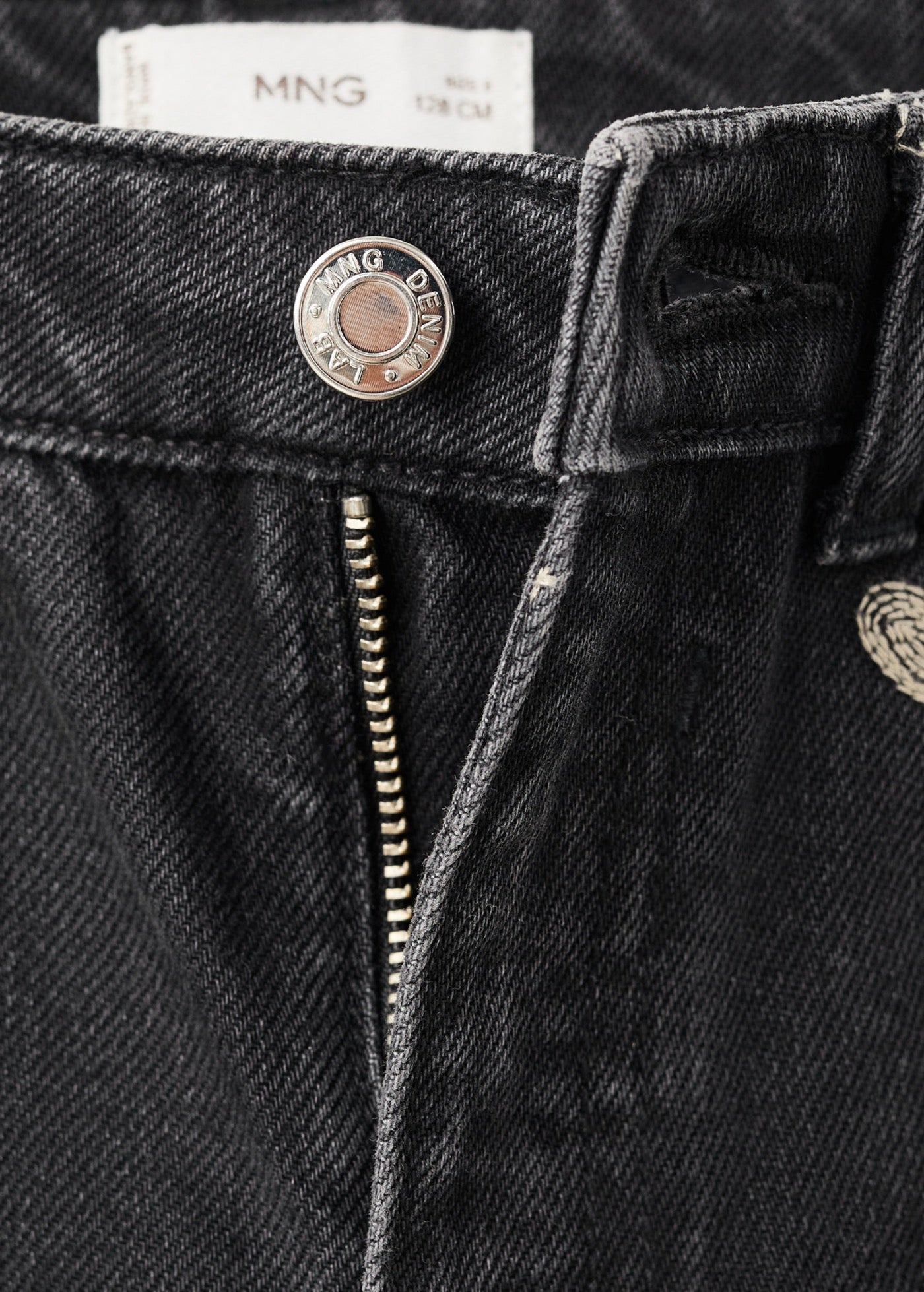 Jean Mila Denim Noir - Fille