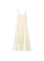 Robe Combinée Broderie À Fleurs