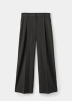 Pantalon À Carreaux À Pinces