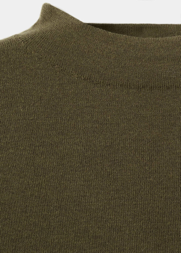 Abito In Maglia Collo Alto