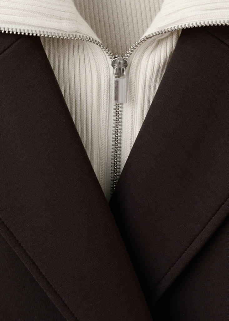 Cappotto lungo combinato