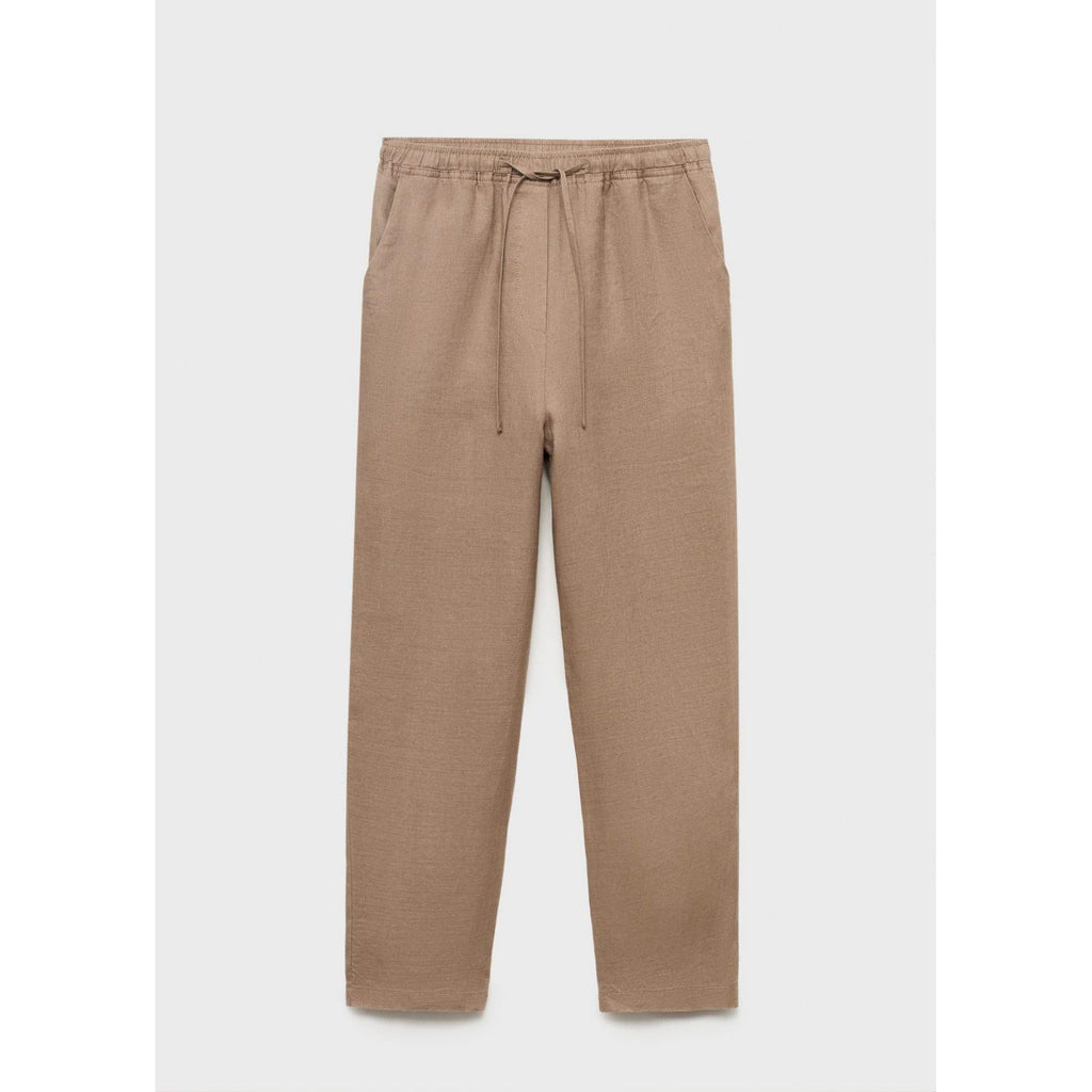 Pantalon Linen - Brun Moyen