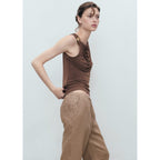 Pantalon Linen - Brun Moyen