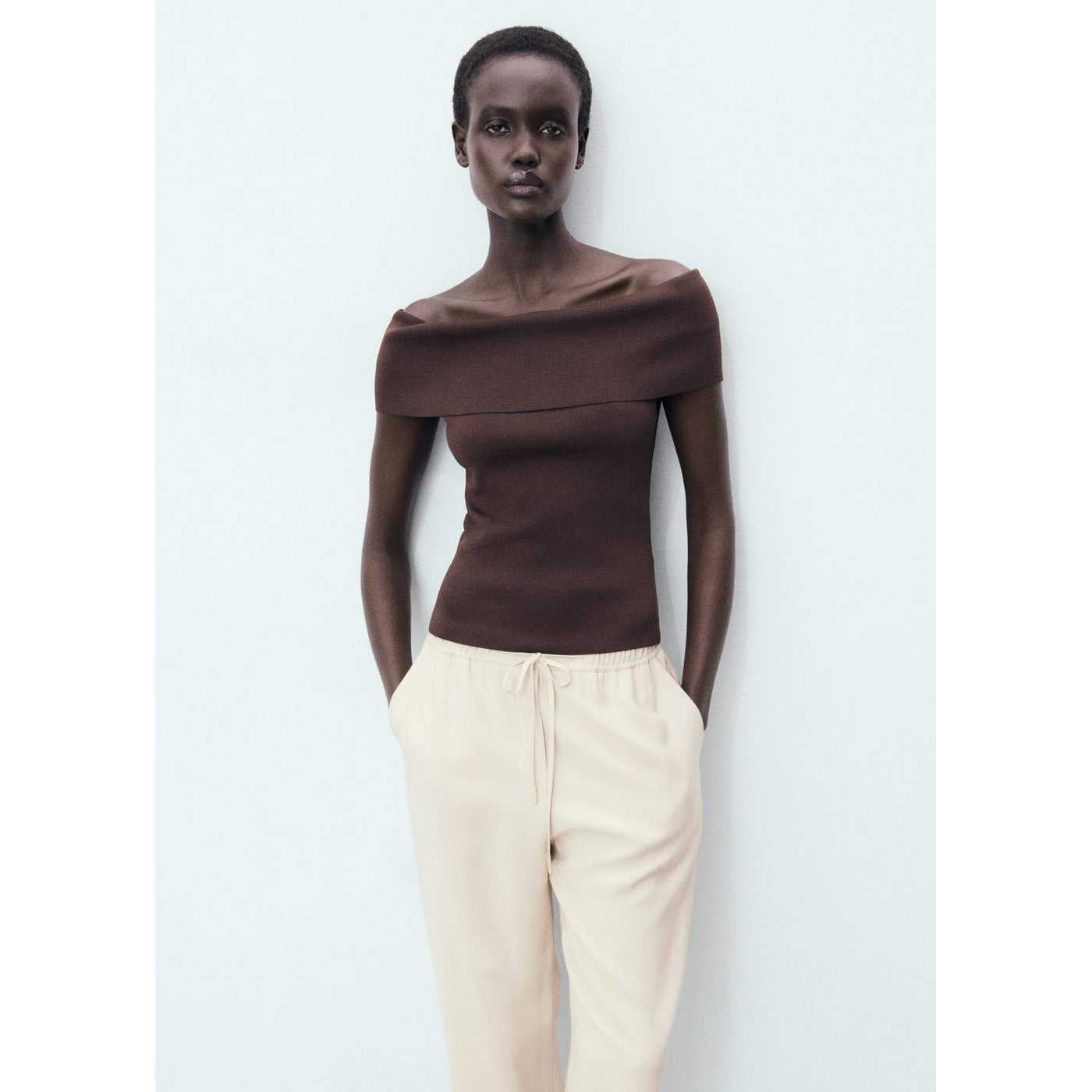 Pantalon Fluido - Beige