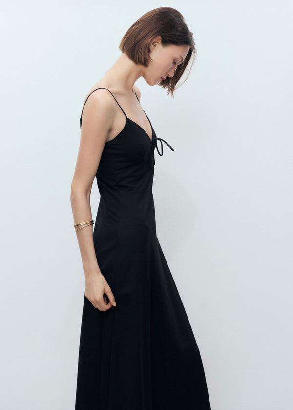 Robe Longue Encolure