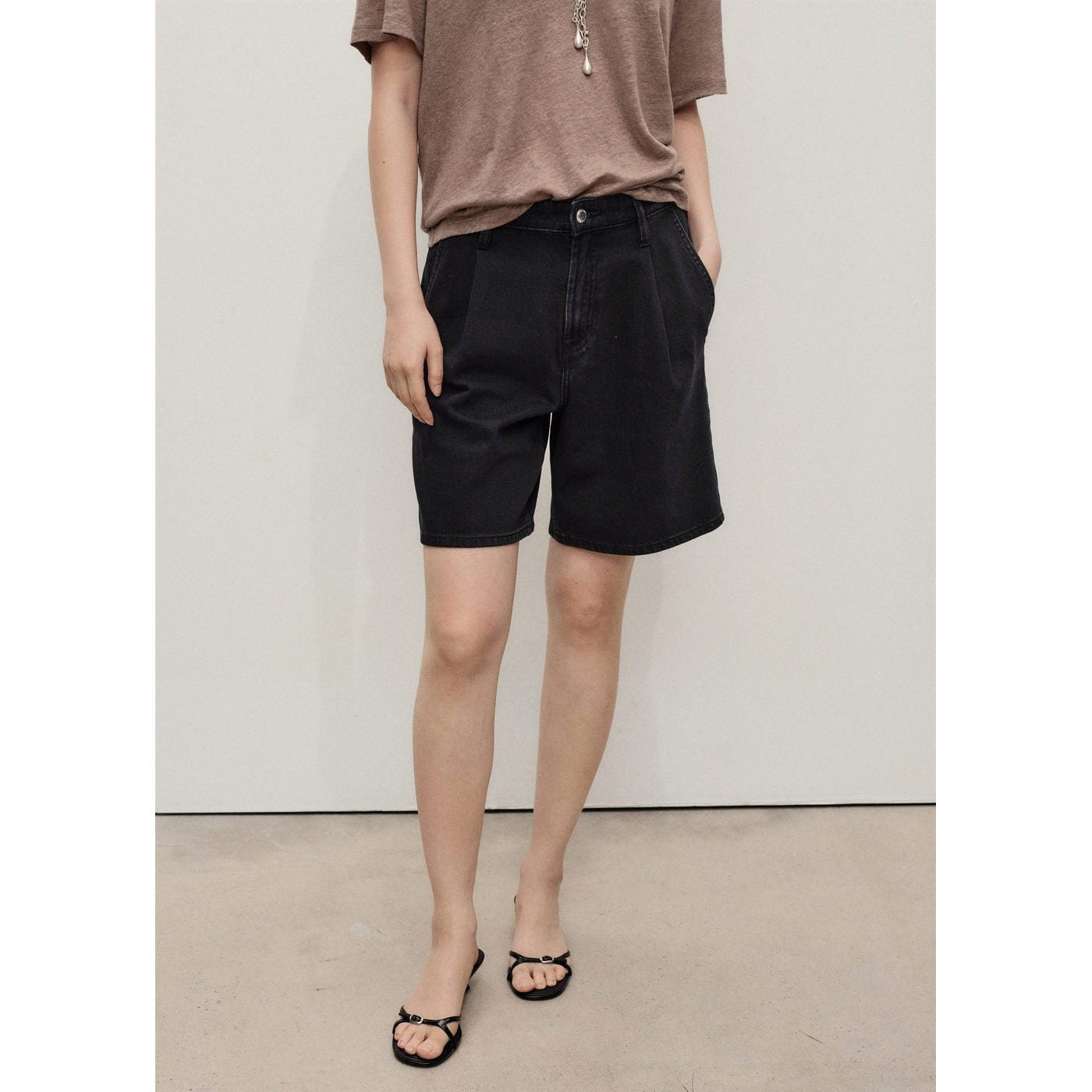 Bermudas Marina - Denim Negro