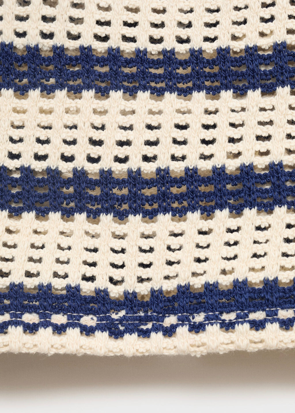 Cardigan Rayures Manches Courtes