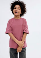 T-Shirt Newbamc Lie De Vin - Garçon