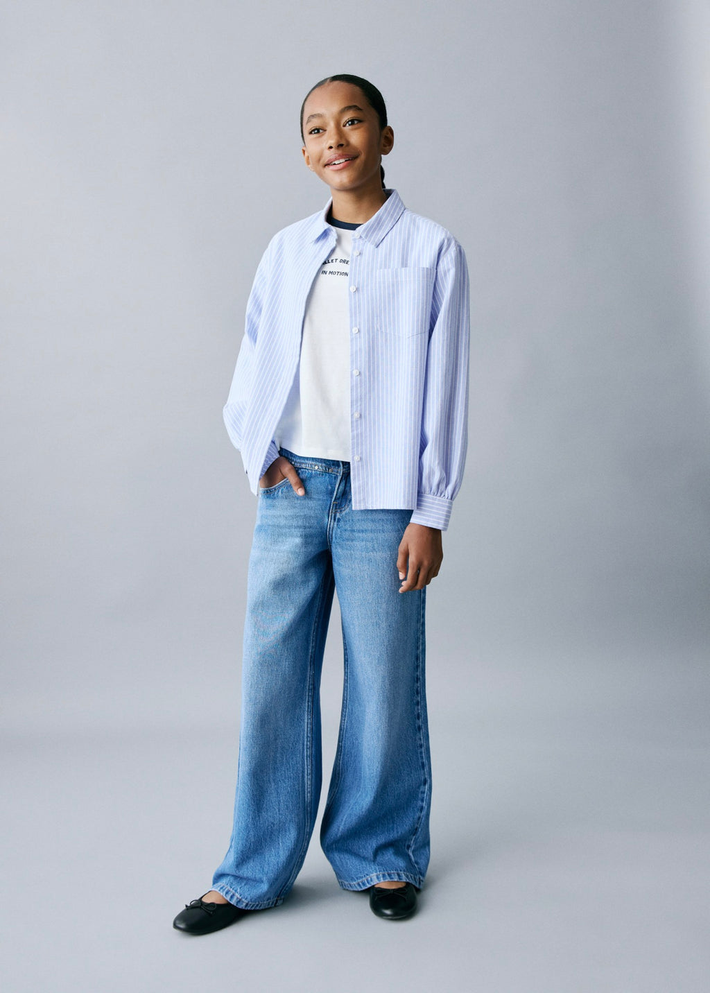 Carla Blue Shirt - Girl