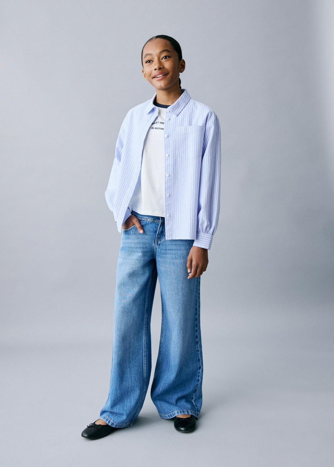 Carla Blue Shirt - Girl