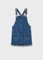 Robe Chasuble Paula1 Bleu Marine - Fille