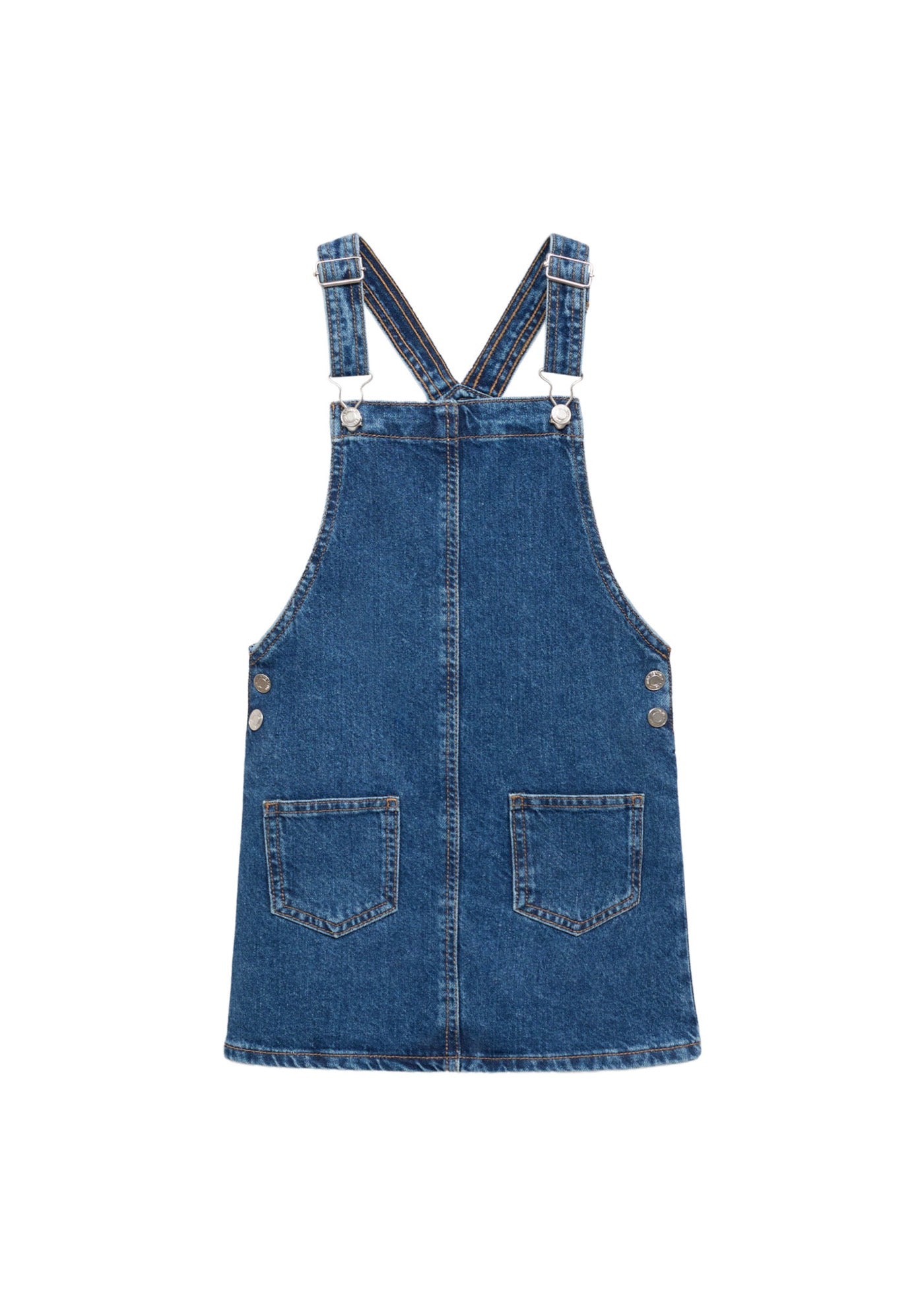 Robe Chasuble Paula1 Bleu Marine - Fille