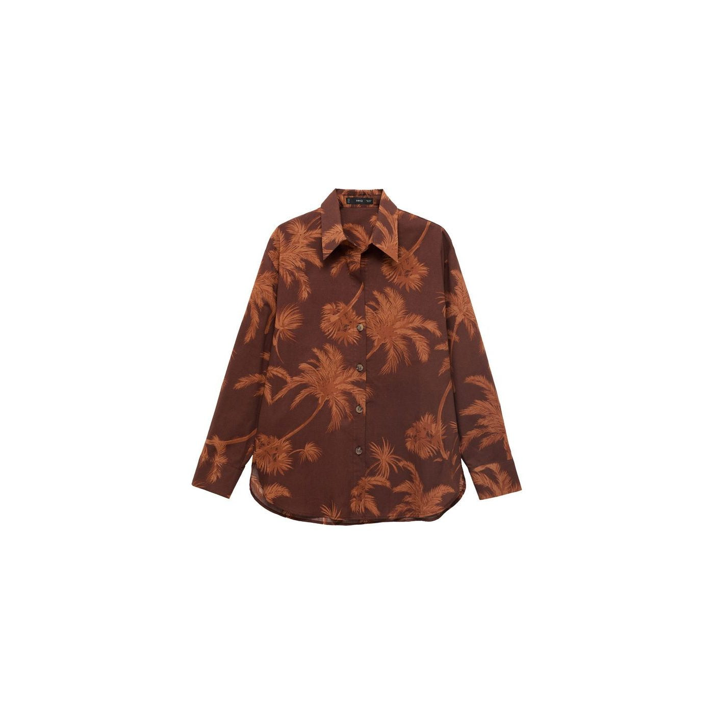 Chemise Coton En Imprimé Palmiers