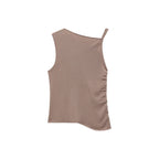 Top Maille Bretelles Asymétriques