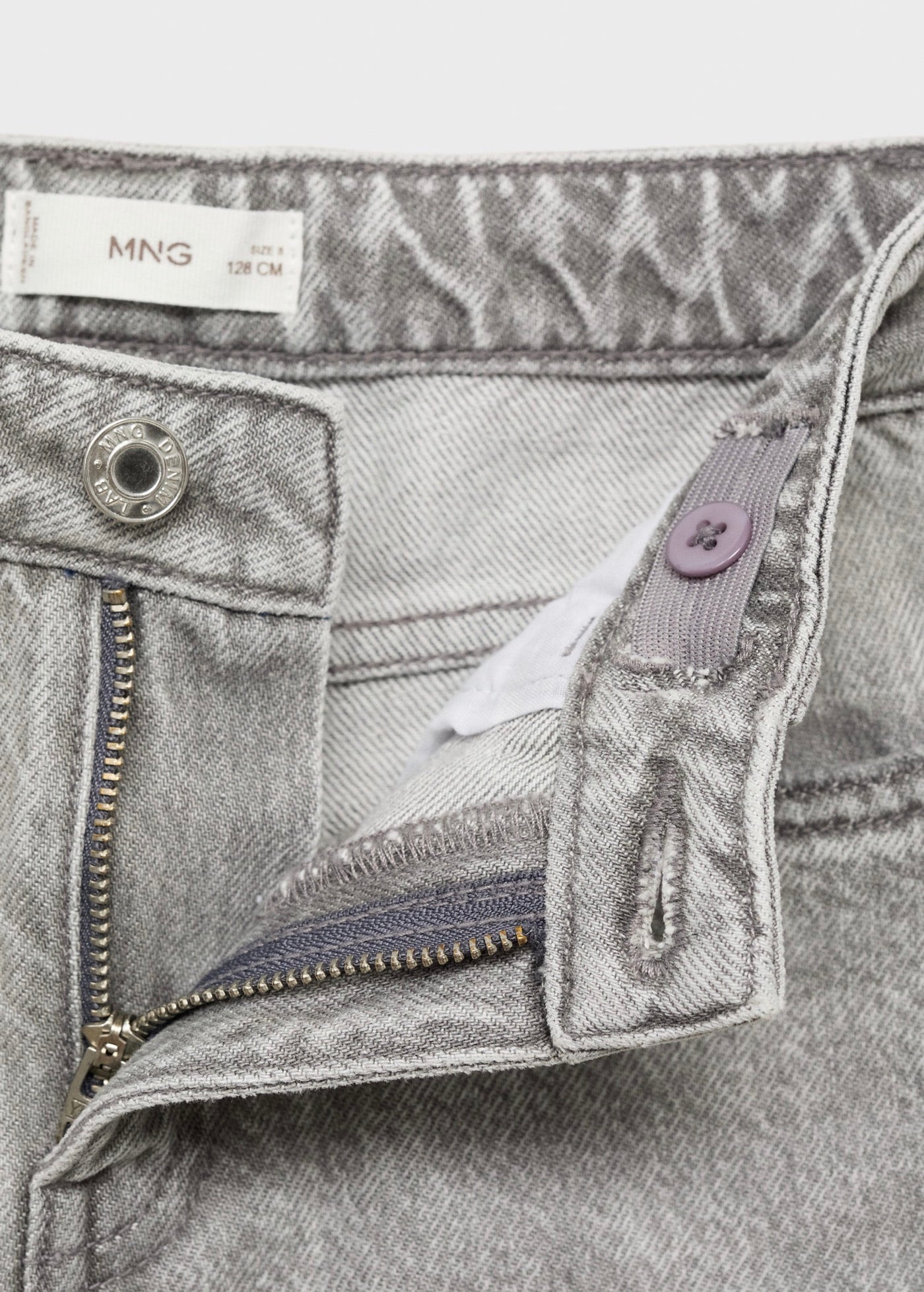 Dad Grey Denim Jeans - Boy
