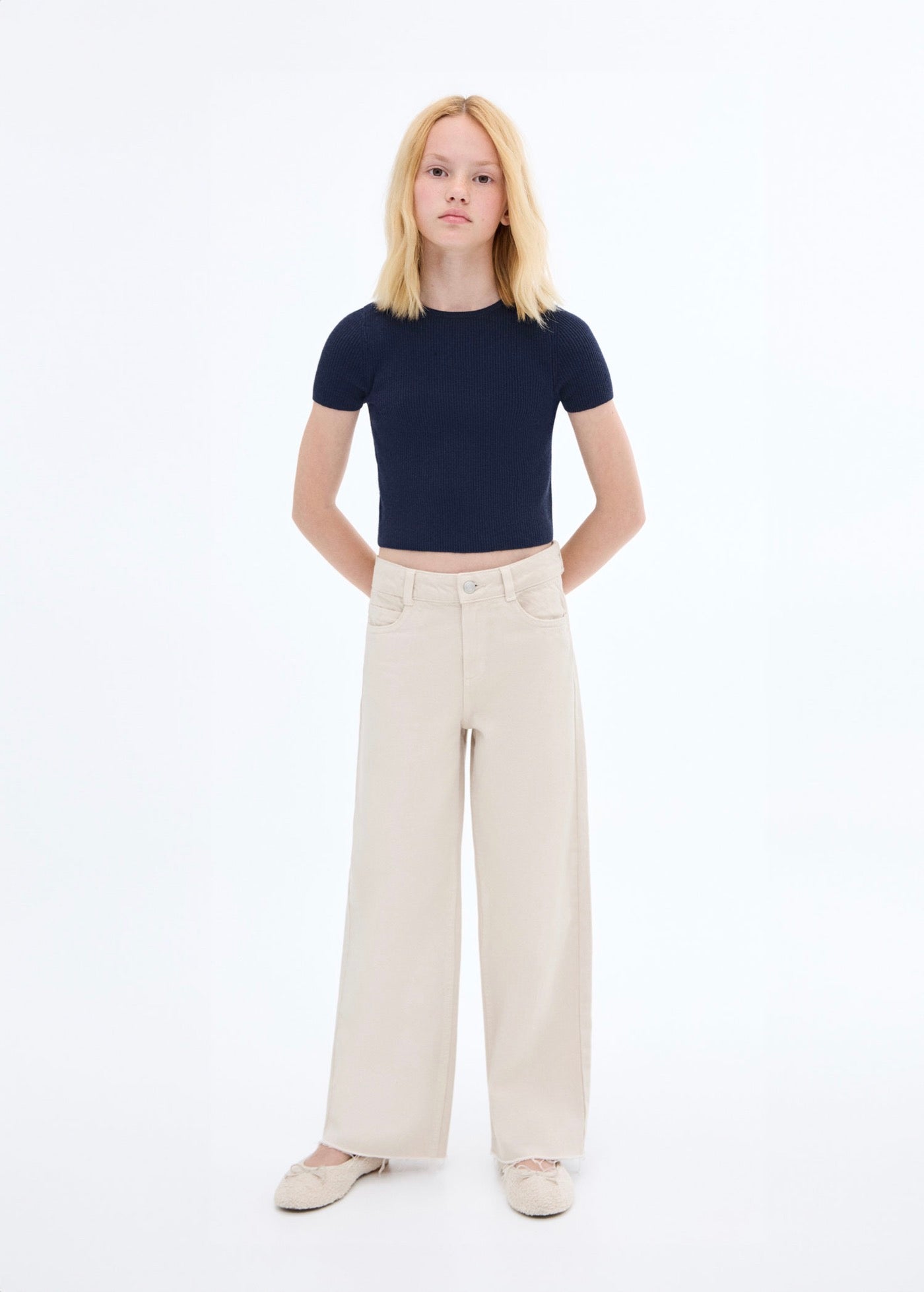 Orion Navy Blue Top - Girl