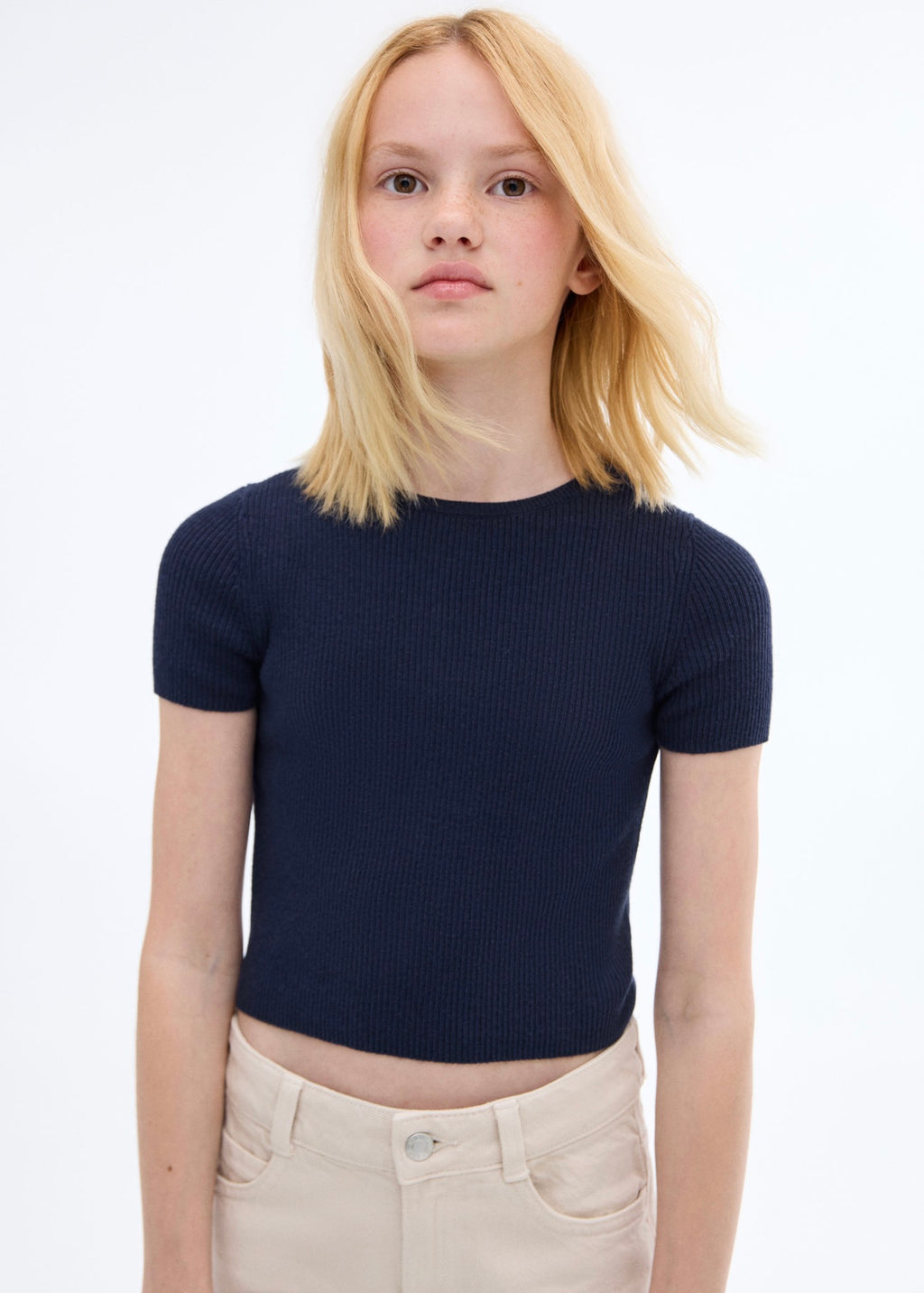 Orion Navy Blue Top - Girl