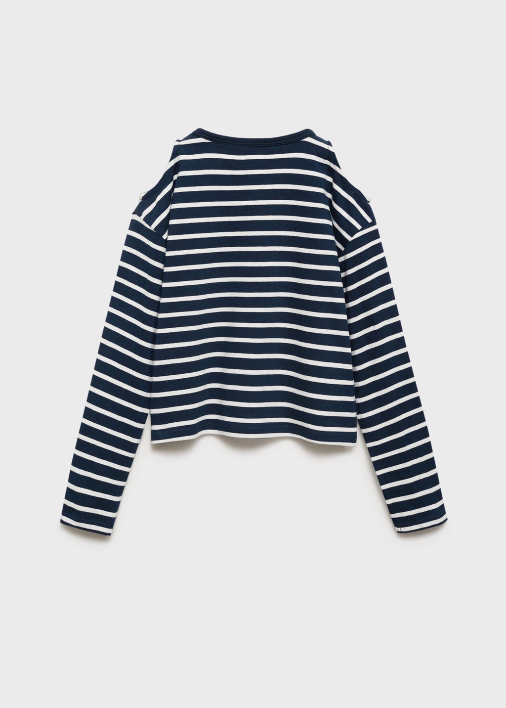T-Shirt Cutoutr Bleu Marine - Fille