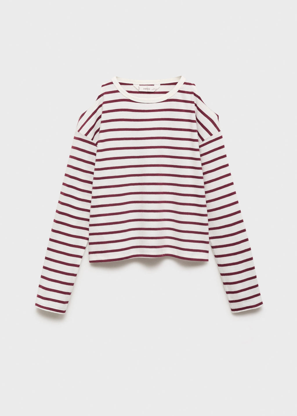 T-Shirt Cutoutr Grenat - Fille