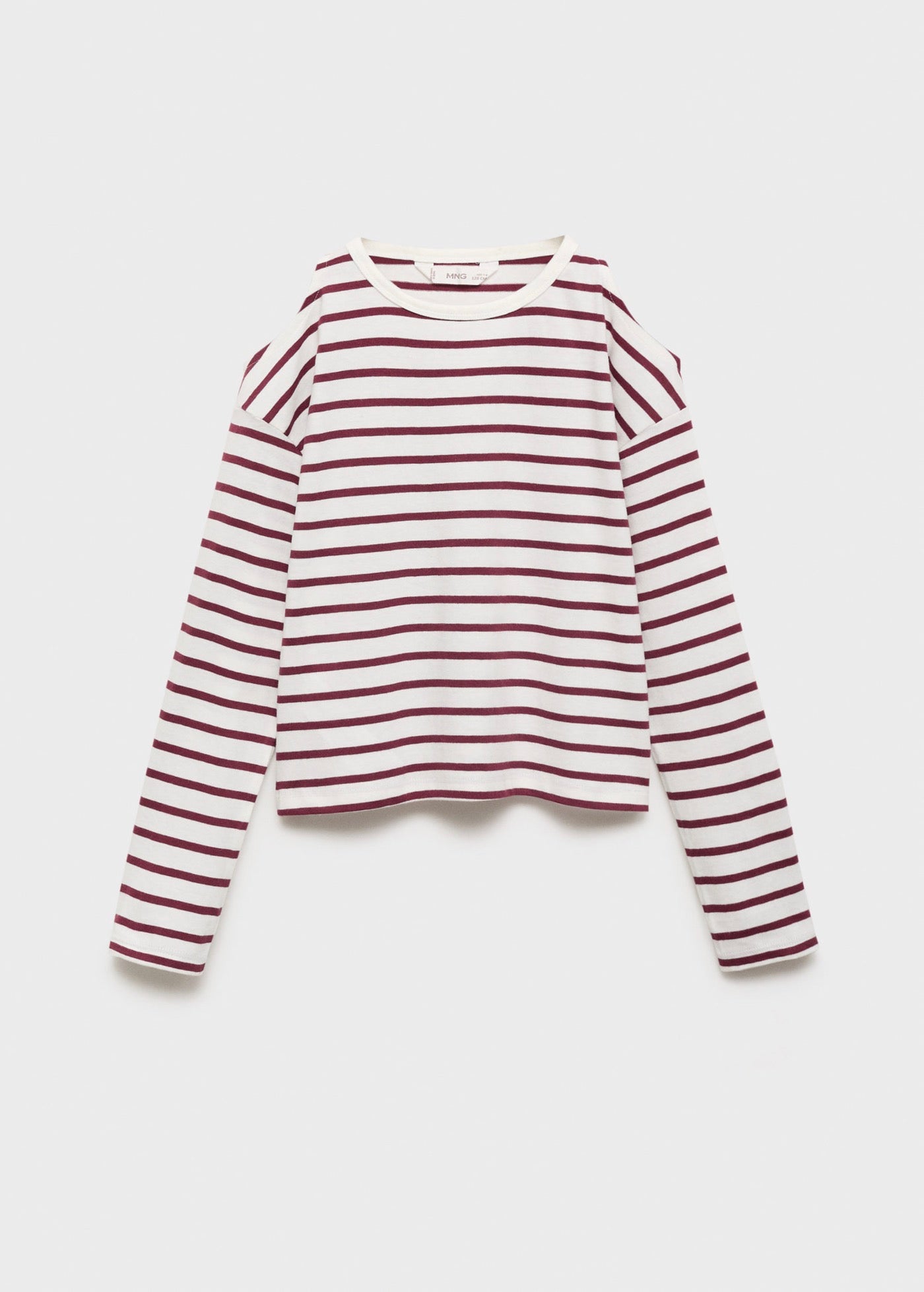 T-Shirt Cutoutr Grenat - Fille