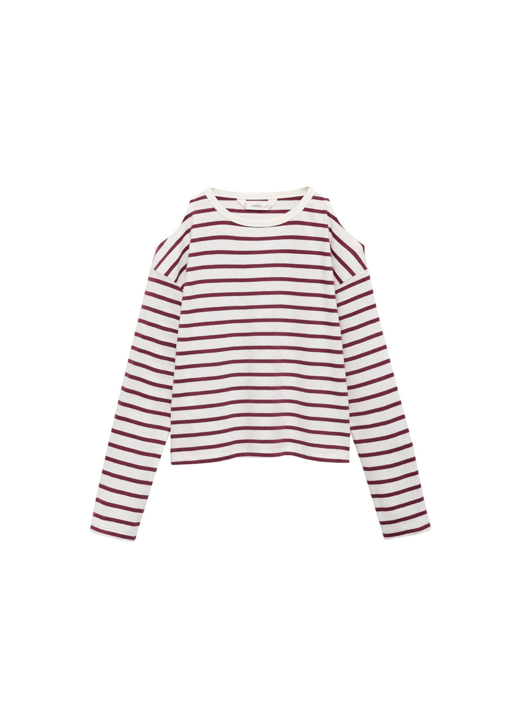 T-Shirt Cutoutr Grenat - Fille