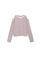 T-Shirt Cutoutr Grenat - Fille
