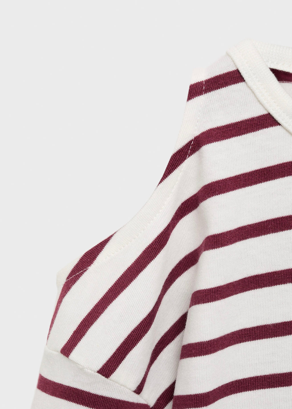 T-Shirt Cutoutr Grenat - Fille