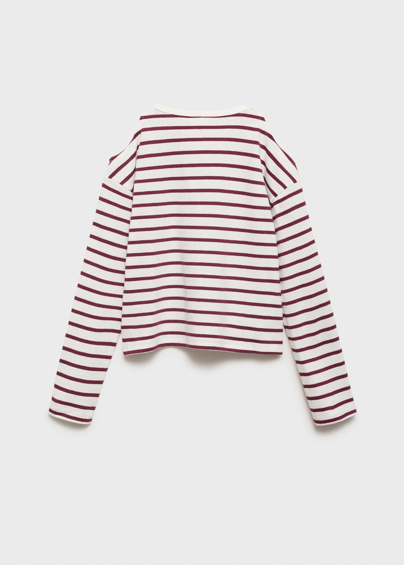 T-Shirt Cutoutr Grenat - Fille