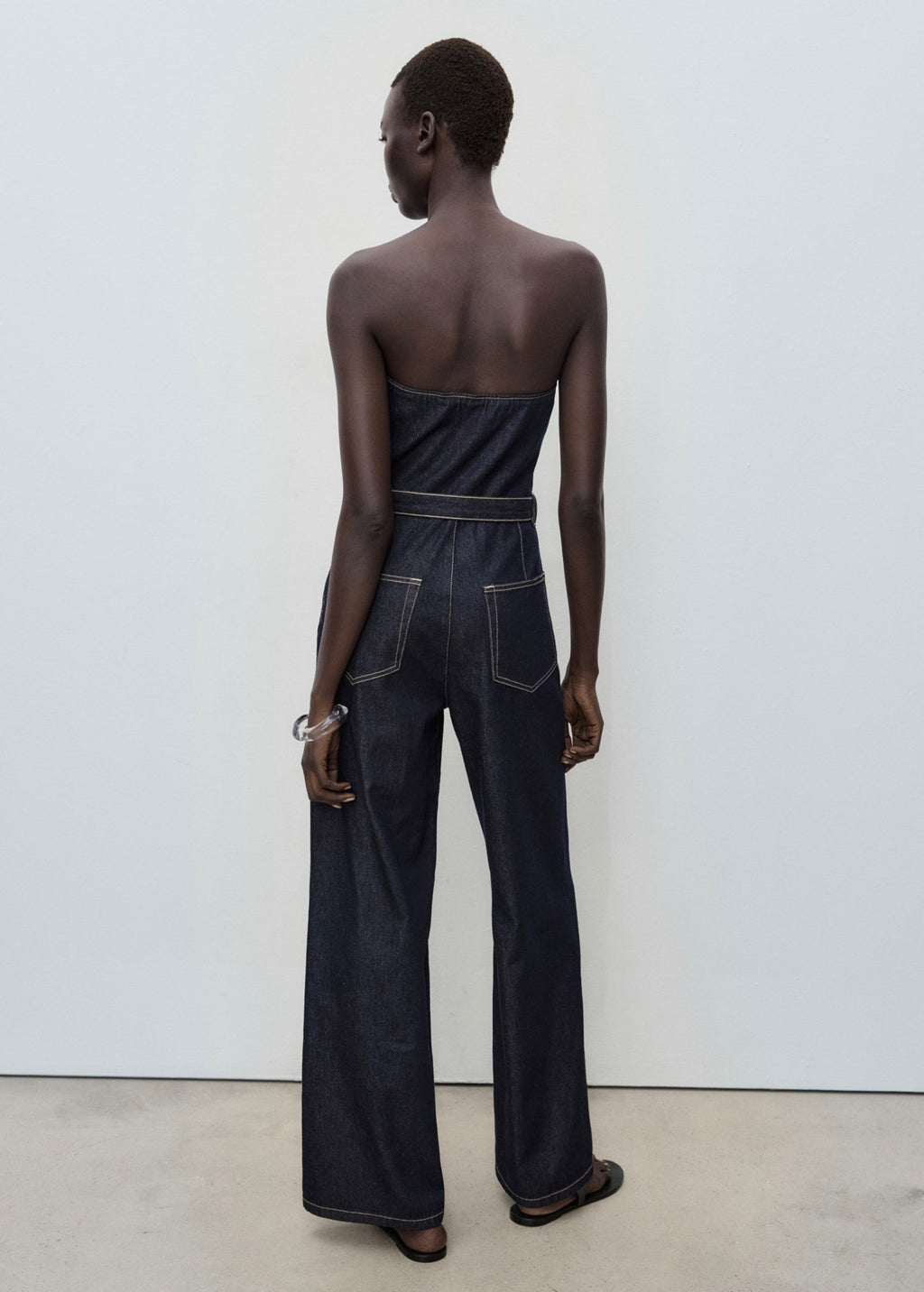 Combinaison Denim Bustier
