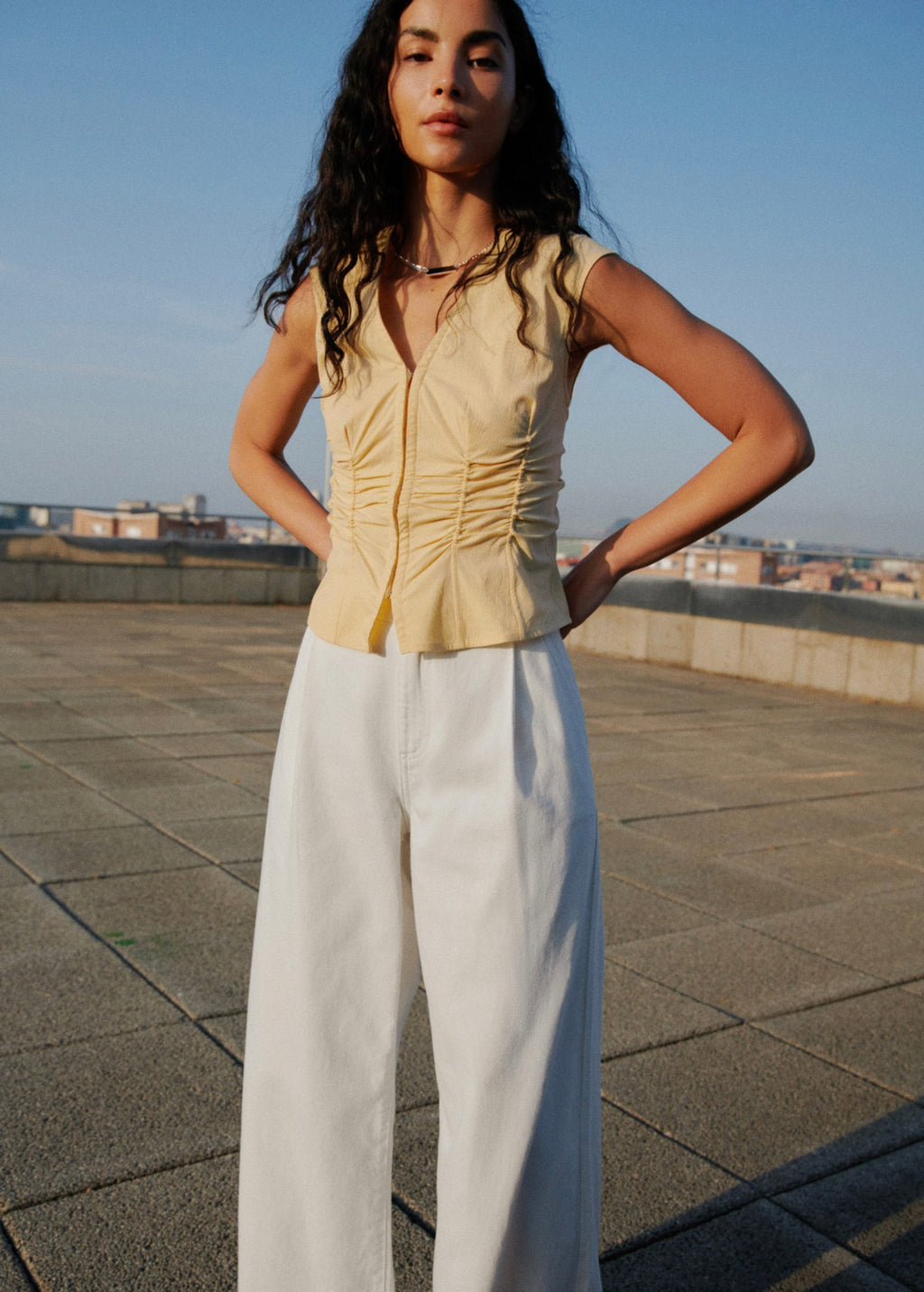 Blouse Coton Froncée