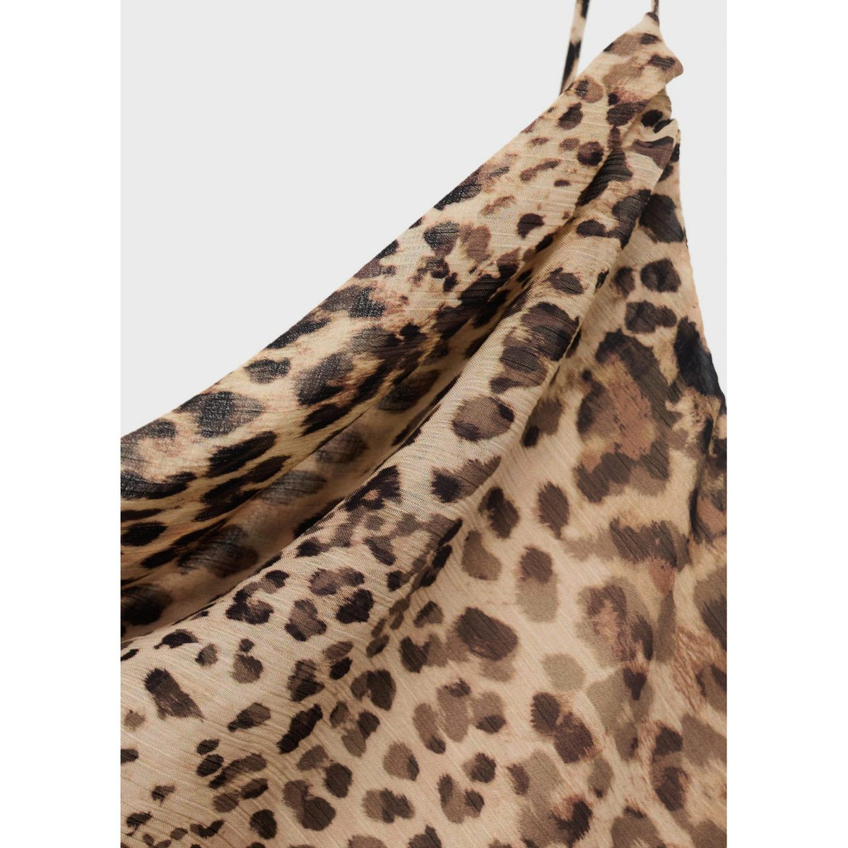 Leopard Print Dress with Cut-Out