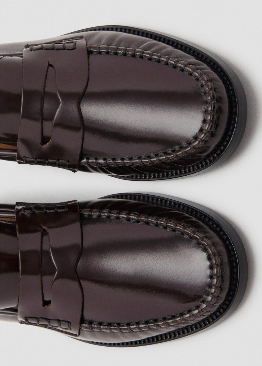 Mocassins Cuir Froncé