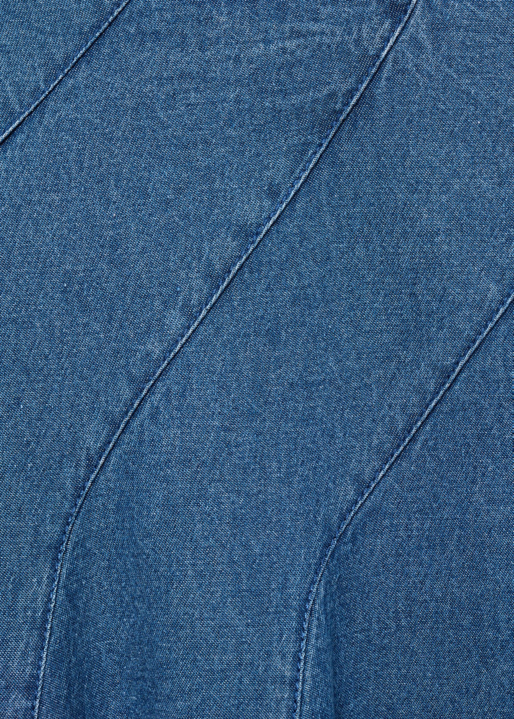 Jupe Midi Denim Coutures