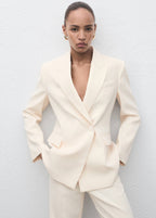 Blazer de Traje Cruzada