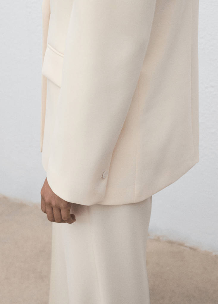 Blazer de Traje Cruzada