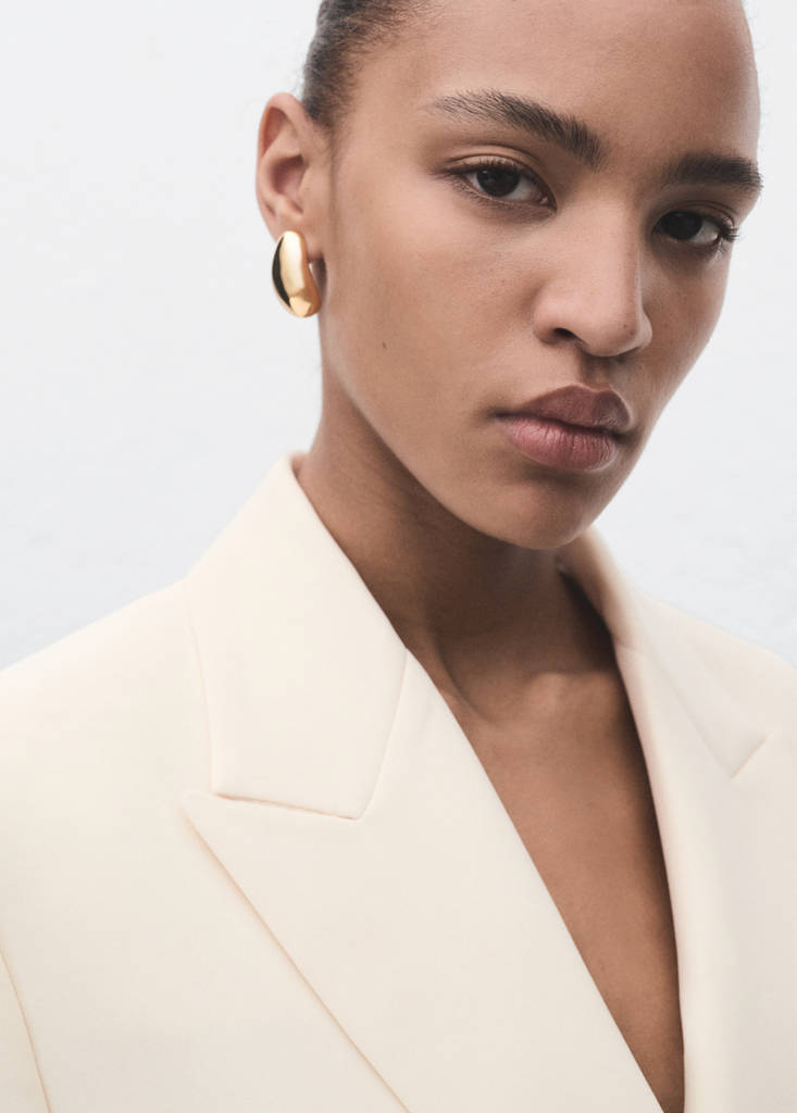 Blazer de Traje Cruzada