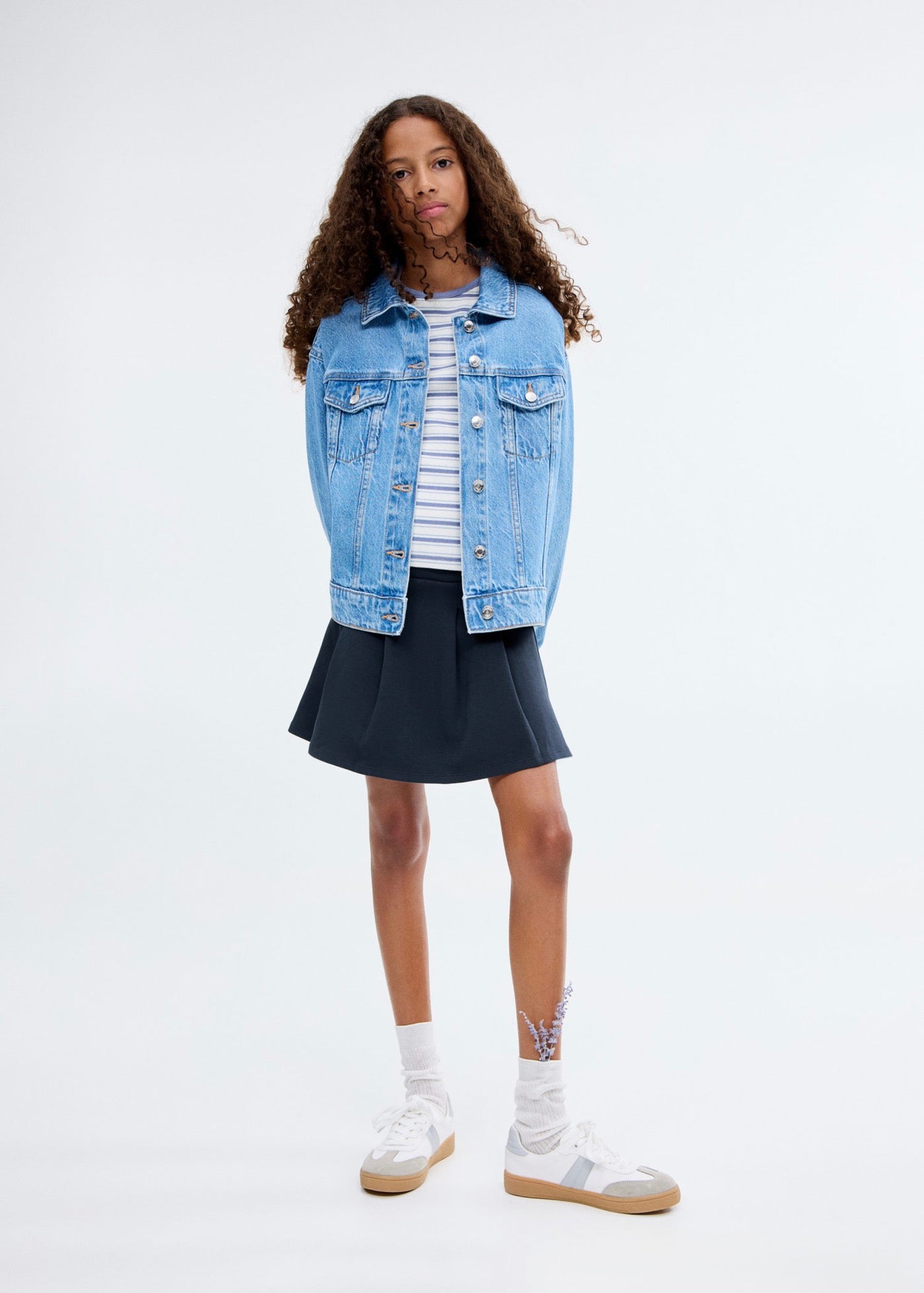 Jupe Tab Bleu Marine - Fille