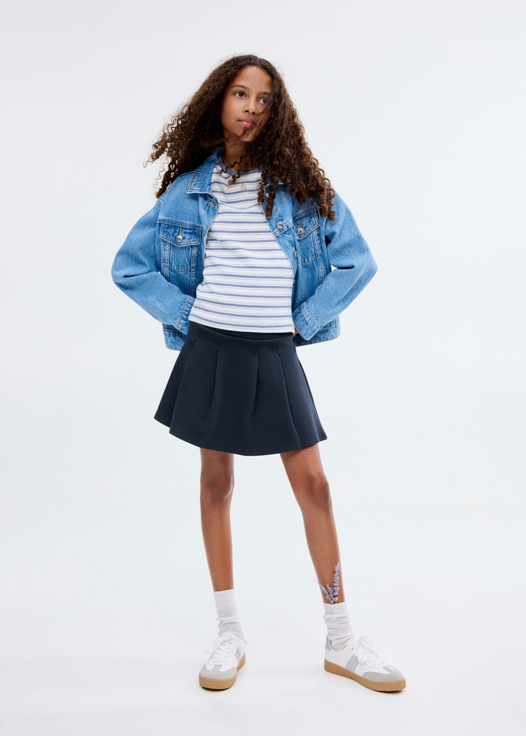 Jupe Tab Bleu Marine - Fille