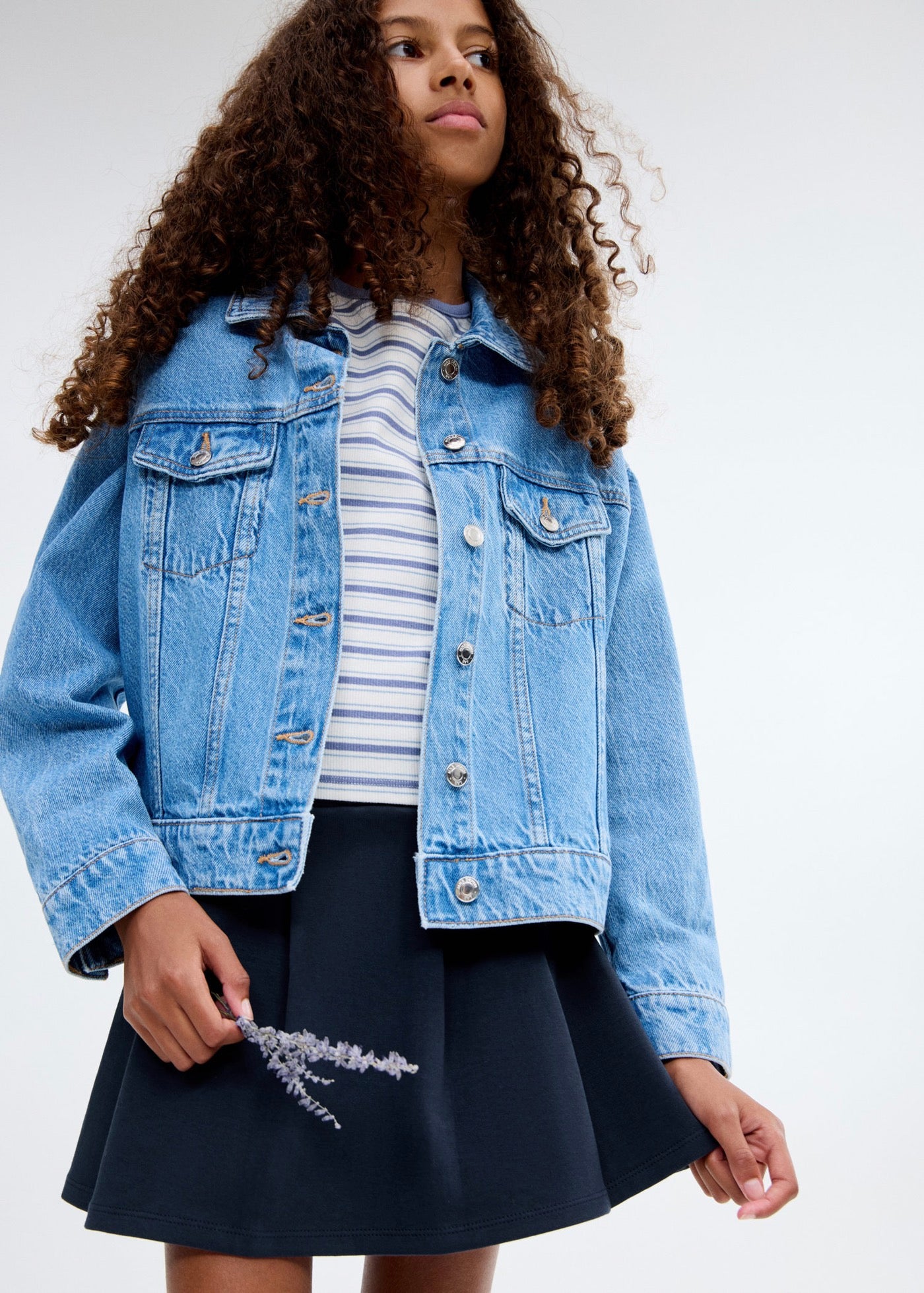 Jupe Tab Bleu Marine - Fille