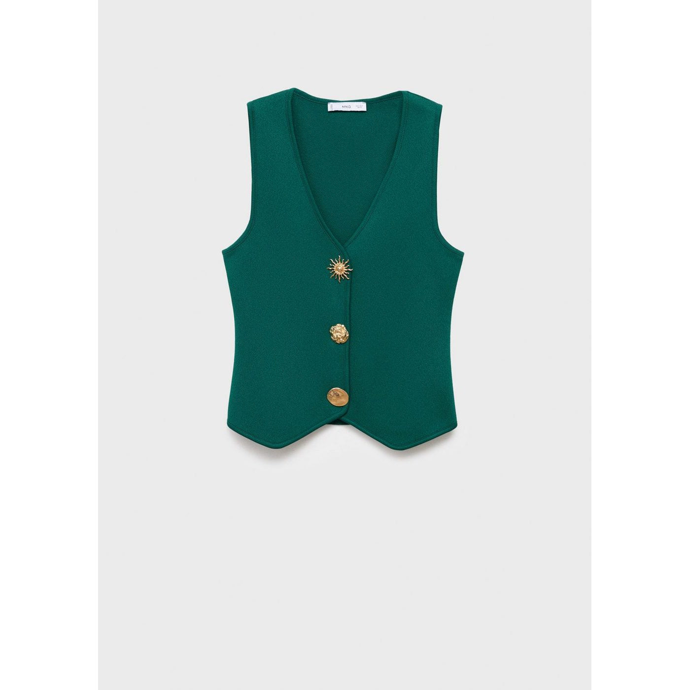 Gilet Maille Boutons Bijoux