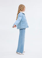 Lisa Light Blue Jacket - Girl
