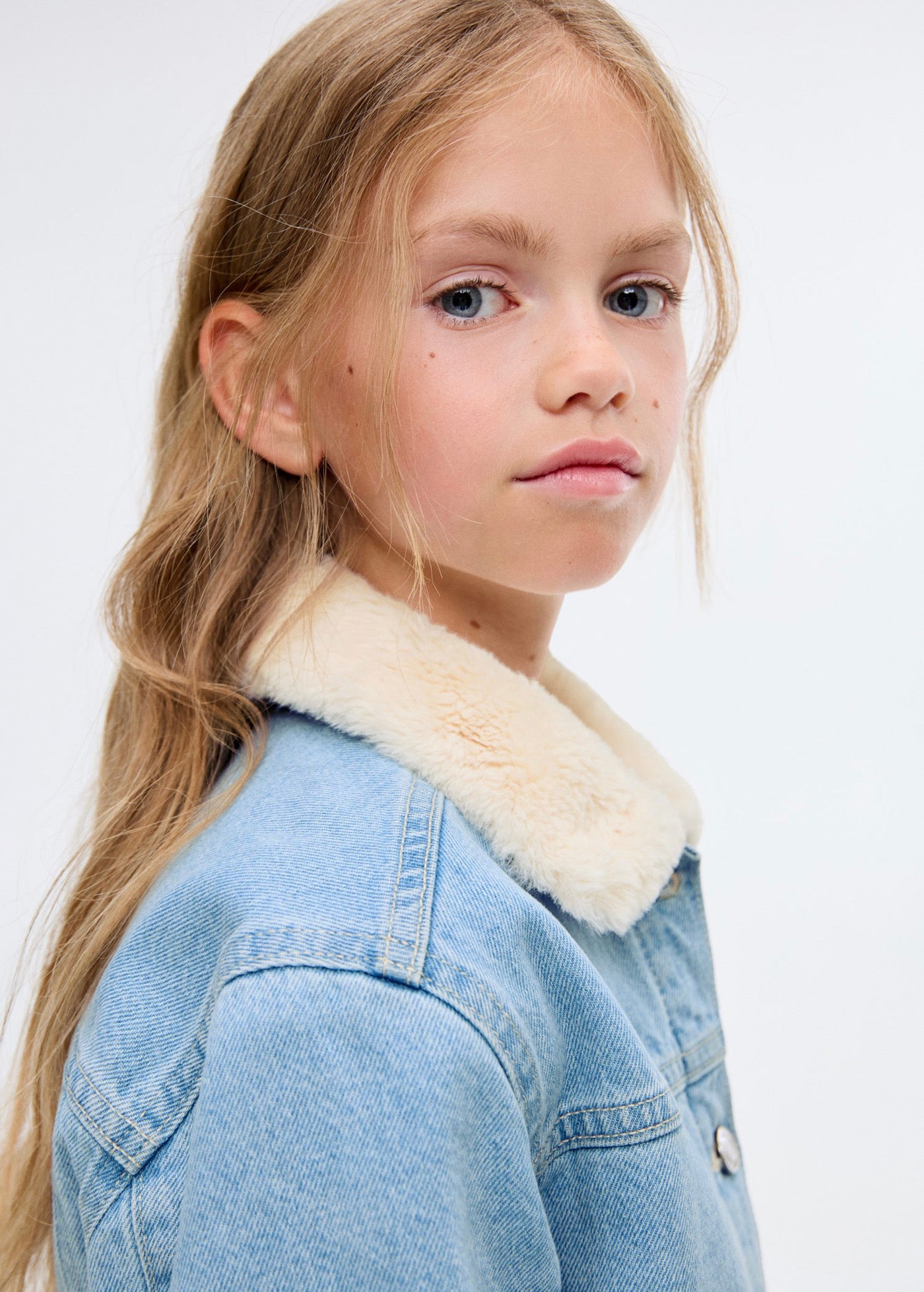 Lisa Light Blue Jacket - Girl