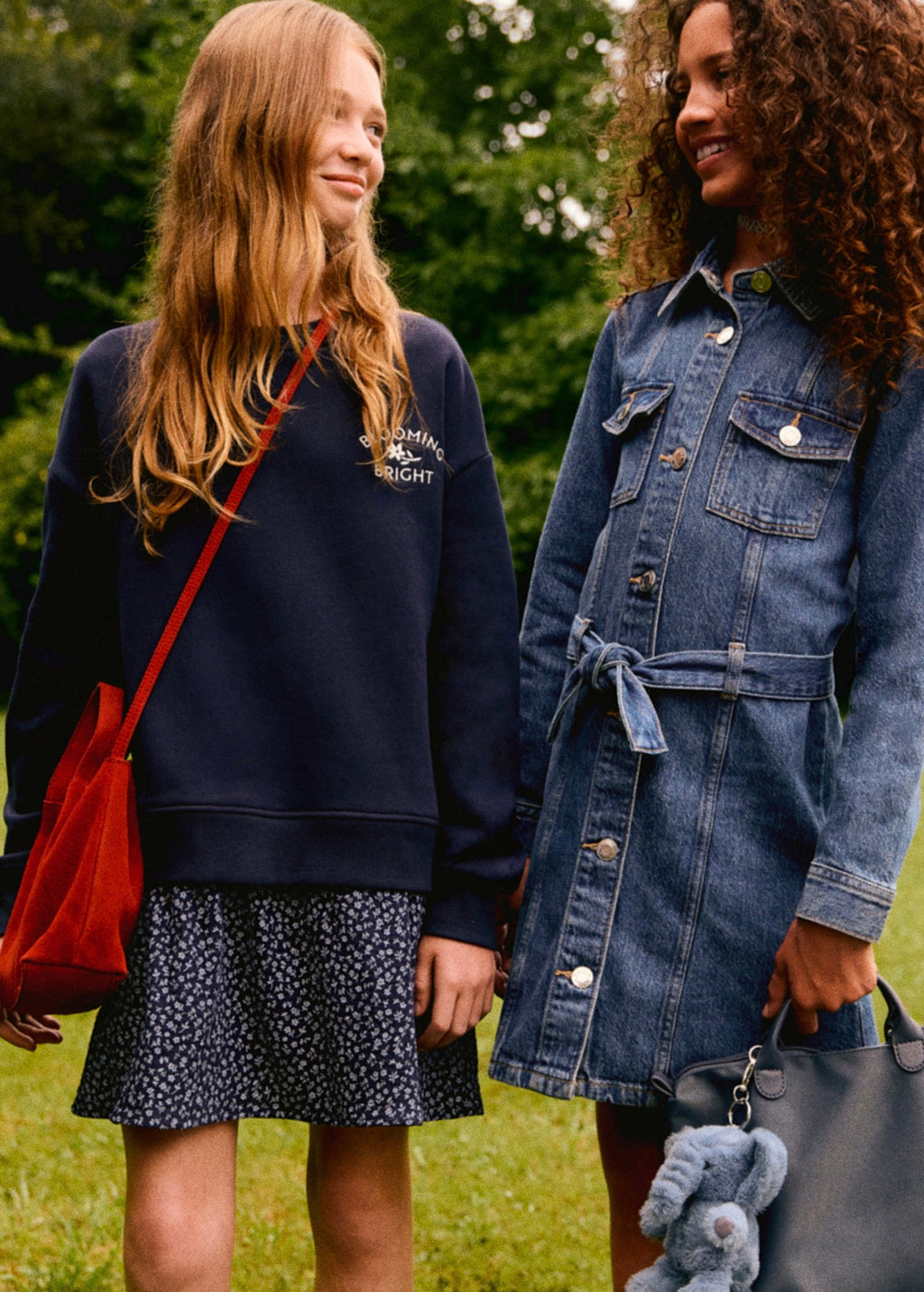 Bestie Navy Blue Dress - Girl