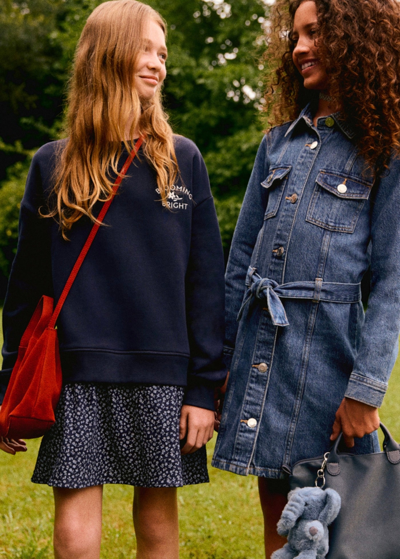 Bestie Navy Blue Dress - Girl