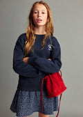 Bestie Navy Blue Dress - Girl