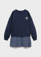 Bestie Navy Blue Dress - Girl