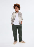 Pantalón Mix Caqui - Niño