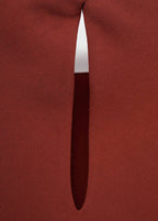 Gathered Shoulder Pad Blouse