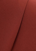 Gathered Shoulder Pad Blouse